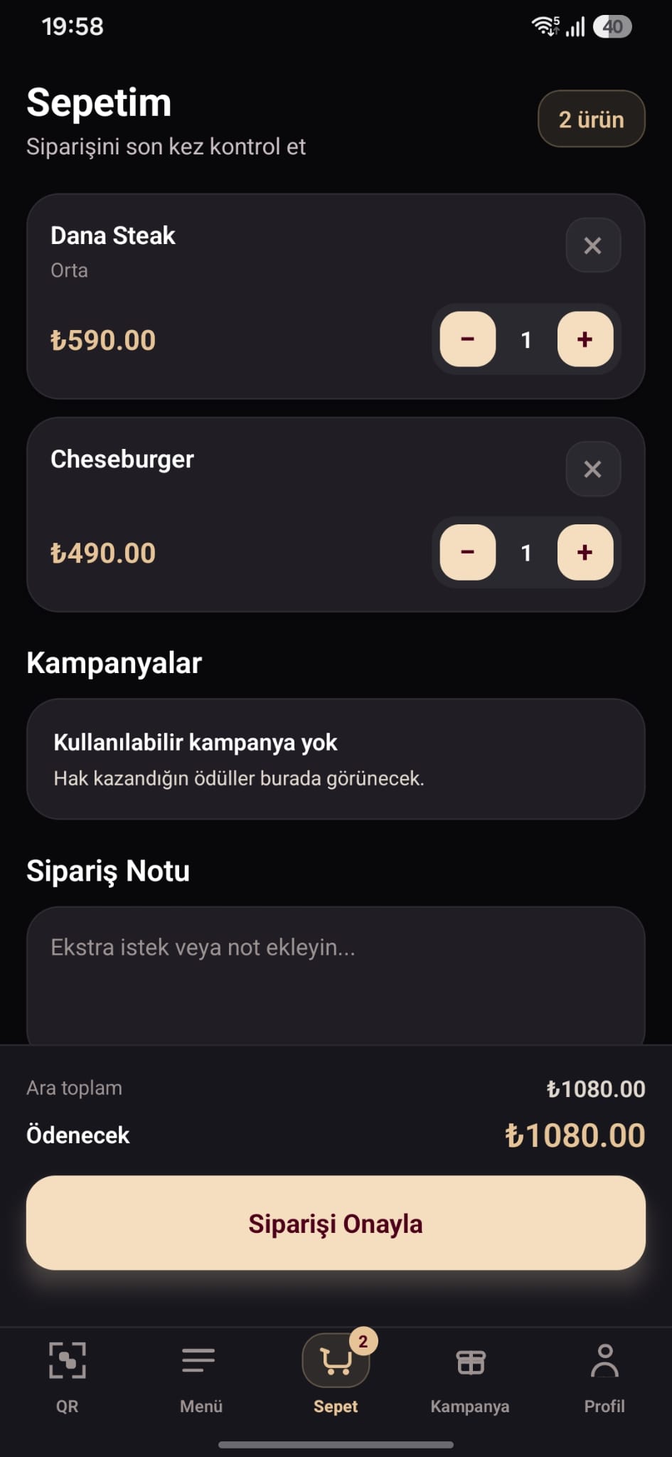 Sepet ekran&imath;