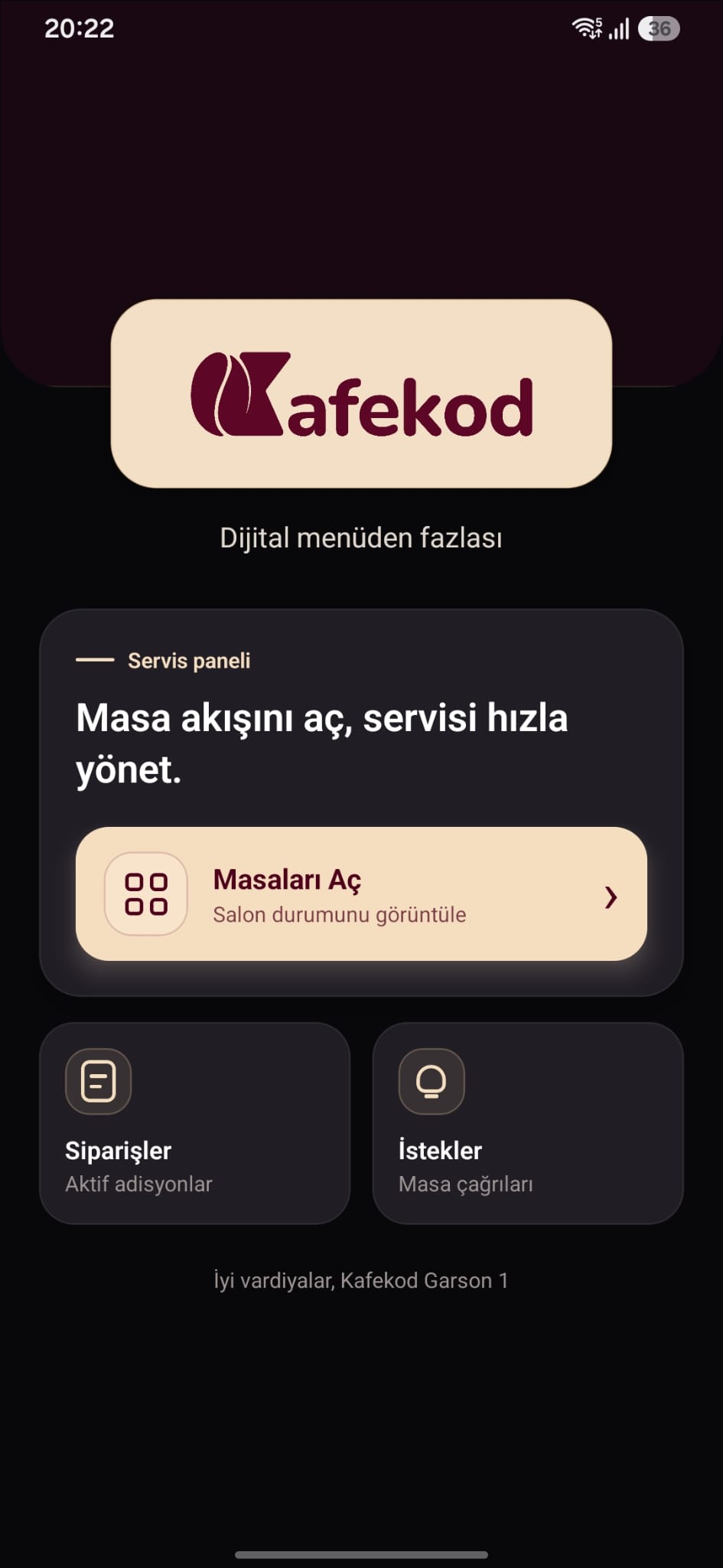 Garson giri&scedil; ekran&imath;